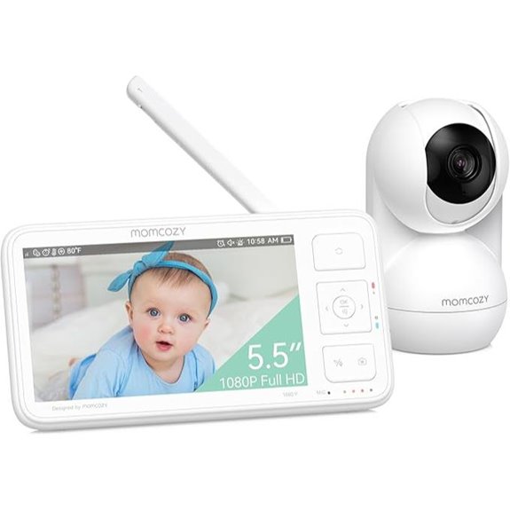 Momcozy 5.5” 1080P Video Baby Monitor with Camera