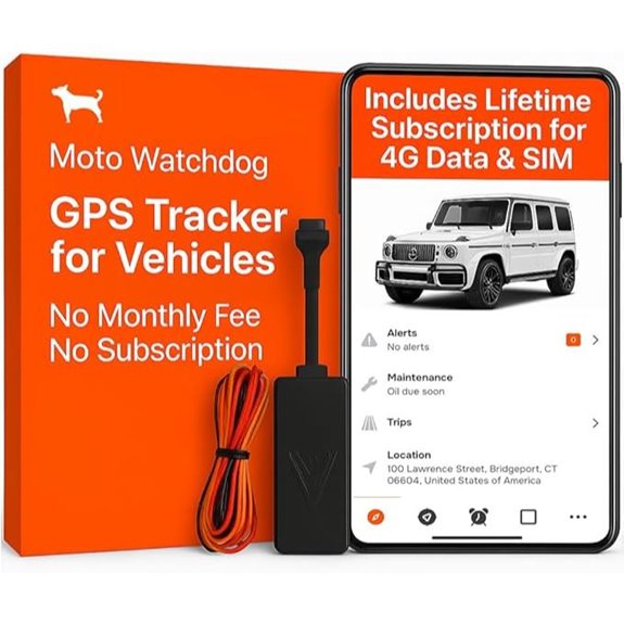 Moto Watchdog Vehicle GPS Tracker with Real-Time Location