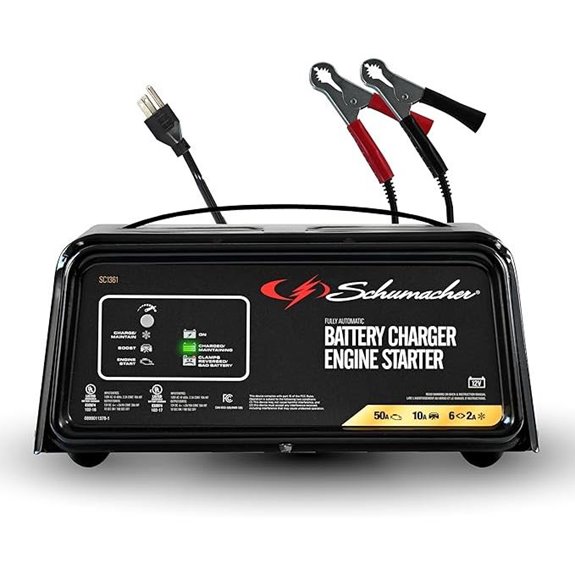 Schumacher 4-in-1 12V Car Battery Charger and Starter