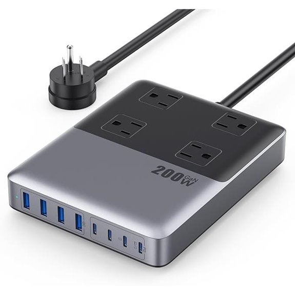 12-in-1 USB-C Charging Station with 8 USB Ports