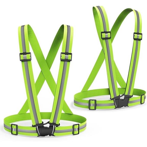 Reflective Running Vest Set for Night Safety