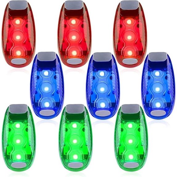 9 Pack LED Safety Lights for Running and Biking