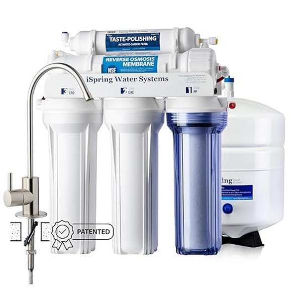 iSpring RCC7 NSF 5-Stage Reverse Osmosis Water Filter