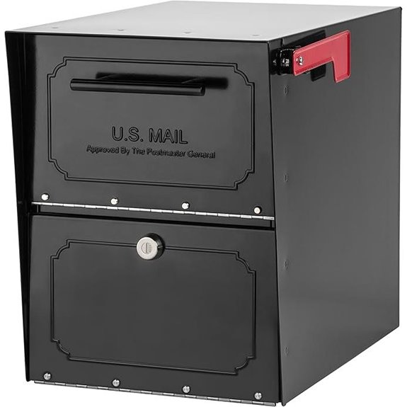 Architectural Mailboxes Oasis Locking Post Mount Mailbox