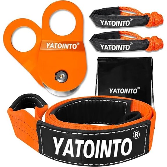 Off Road Recovery Kit with Pulley and Shackles