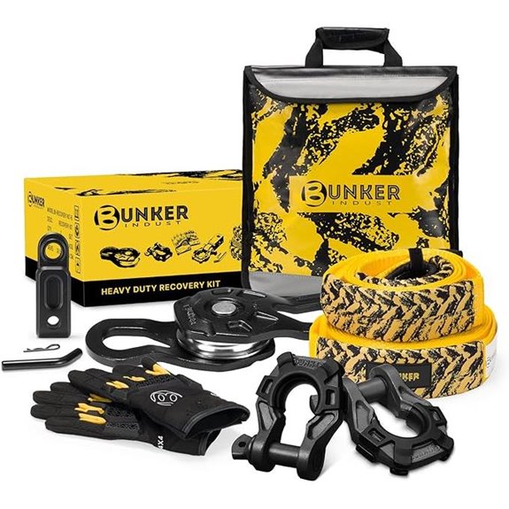 BUNKER INDUST Off-Road Recovery Kit (30ft+10ft Tow Straps)