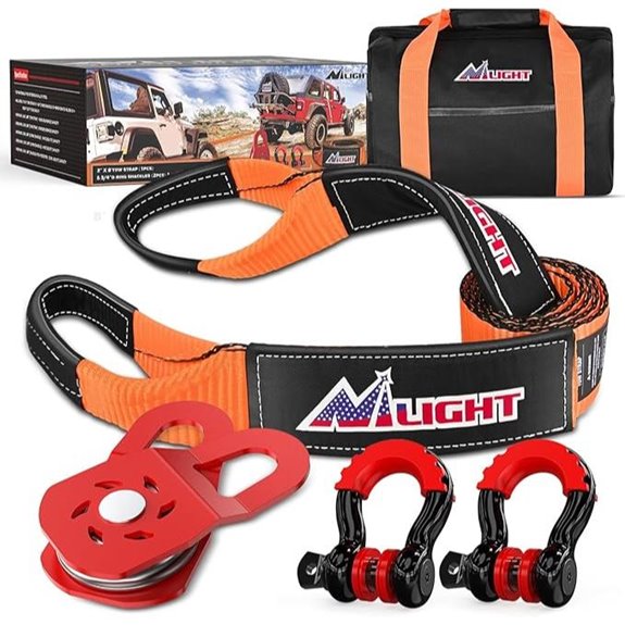 Nilight Offroad Recovery Kit with Tow Rope and Shackles