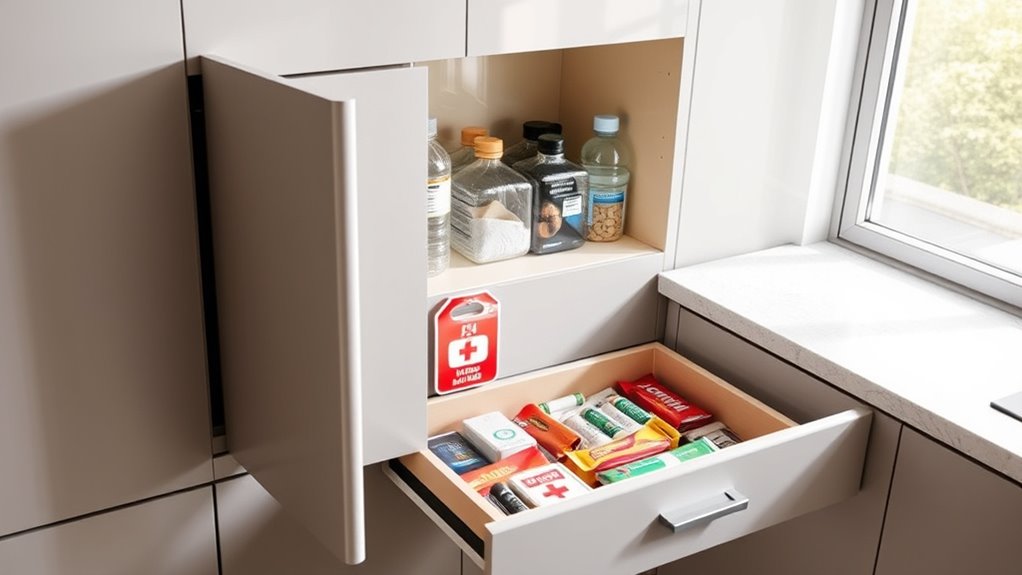 organized storage for essentials