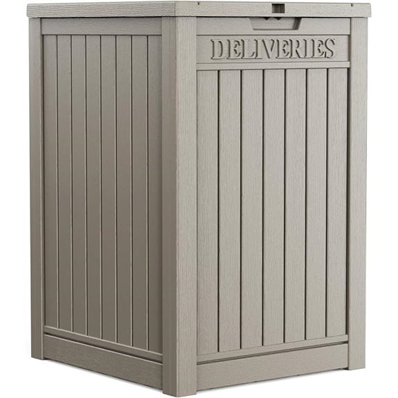 Lockable 55-Gallon Outdoor Package Drop Box