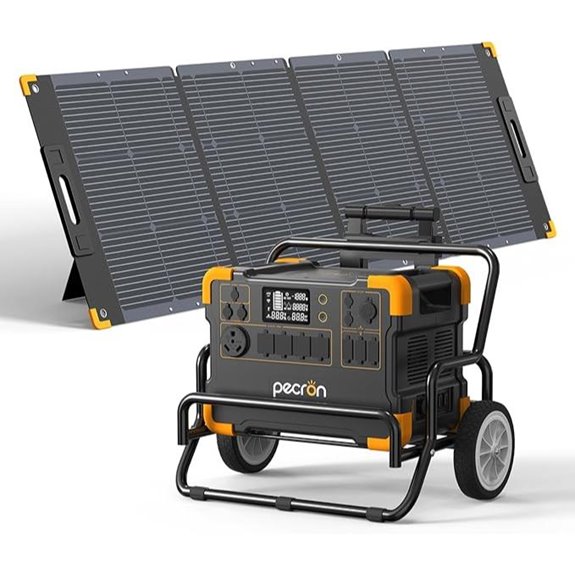 Pecron E2000LFP Solar Generator with 200W Panel