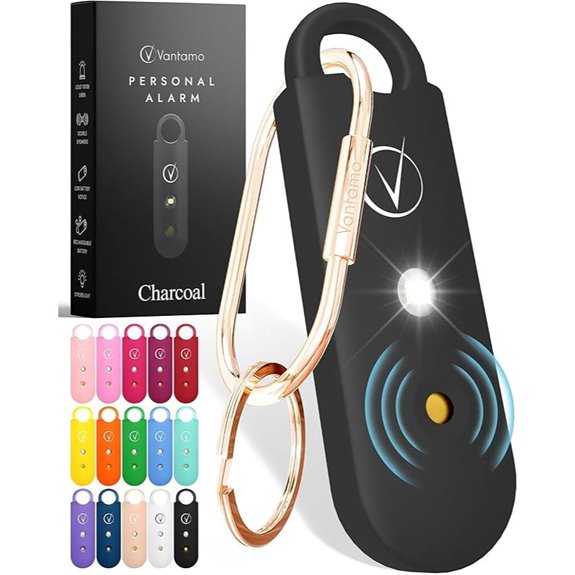 Vantamo Personal Alarm for Self Defense with Battery