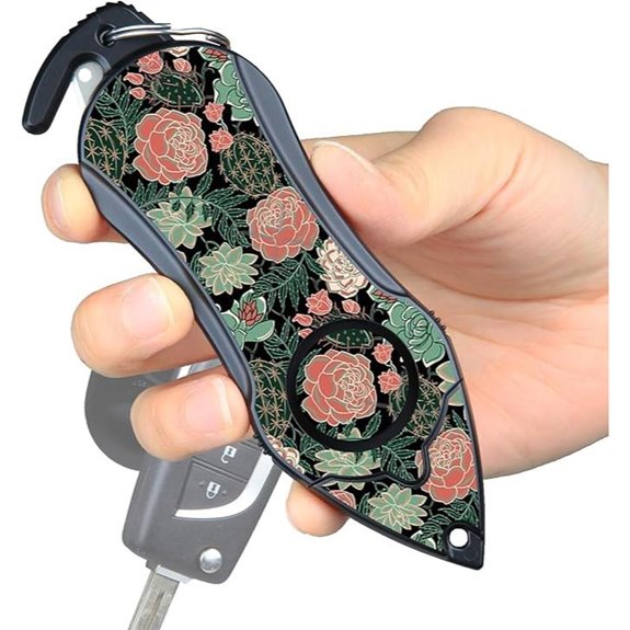Stinger Personal Alarm Keychain with Safety Tools