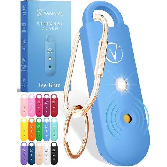 Vantamo Personal Alarm with Loud Siren & Strobe Light