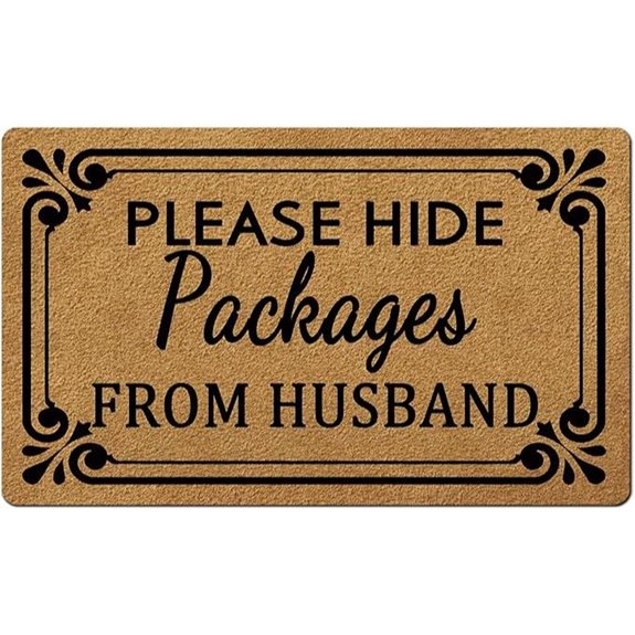 Nobranded Welcome Mat Non-Slip Personalized Home Decor