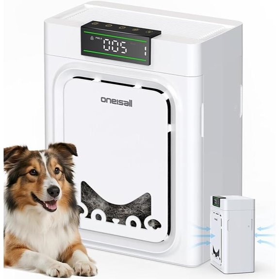 Oneisall Air Purifier for Pets and Large Rooms