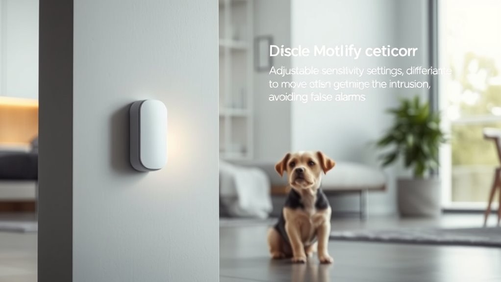 pet friendly motion sensors