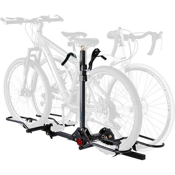 Polestar Hitch-Mounted 2-Bike Rack with Lock