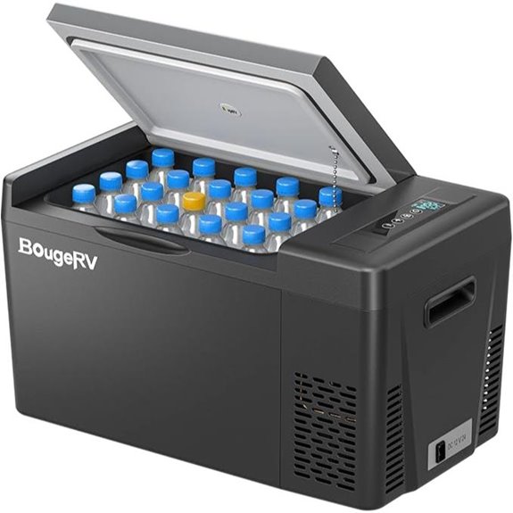 BougeRV 12V Portable Car Refrigerator and Freezer
