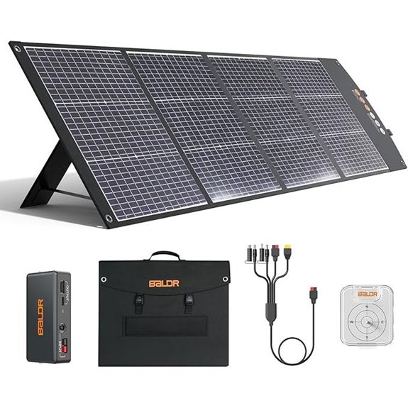 BALDR 200W Portable Monocrystalline Folding Solar Panel