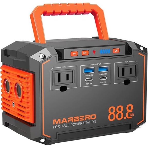 MARBERO 88.8Wh Portable Power Station with Solar Option