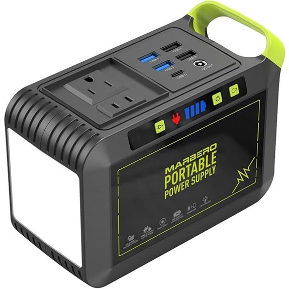 MARBERO 88Wh Portable Power Station with Solar Option