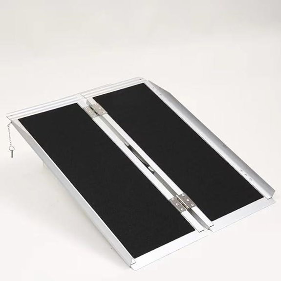 Portable Aluminum Wheelchair Ramp Non-Slip 800 lbs Capacity