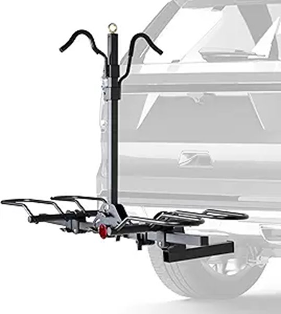 Rockland Foldable 2-Bike Rack with Lock for Cars