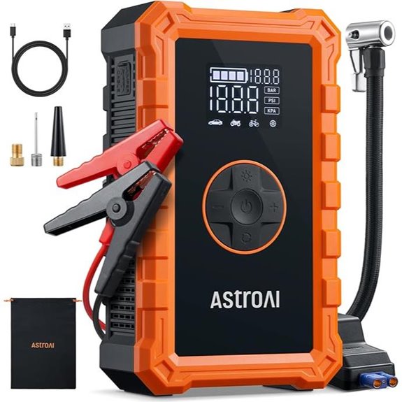 AstroAI S8 Air Jump Starter & Tire Inflator