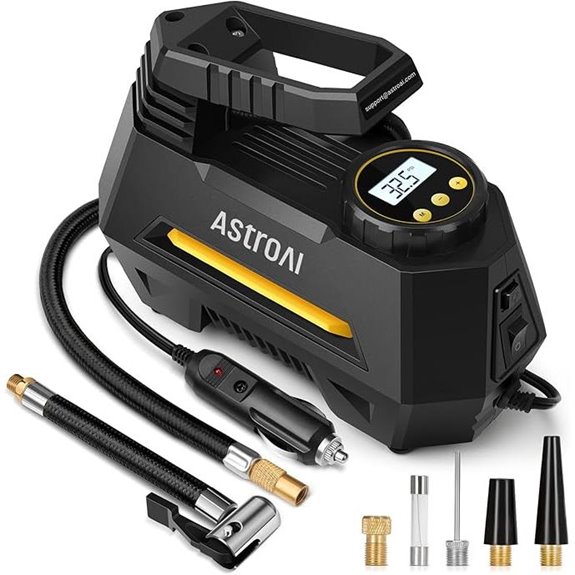 AstroAI Portable Tire Inflator with Digital Pressure Gauge