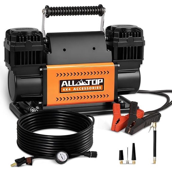 ALL-TOP Dual Cylinder Portable Air Compressor Pump
