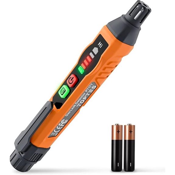 TopTes Portable Natural Gas Leak Detector with Alarm