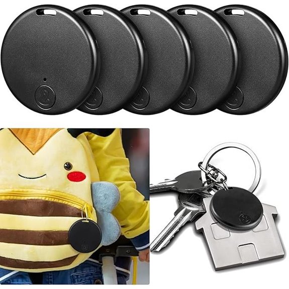 Konohan 5 Pack Portable GPS Key Finders Tracker