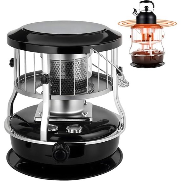 2-in-1 Portable Kerosene Indoor/Outdoor Heater