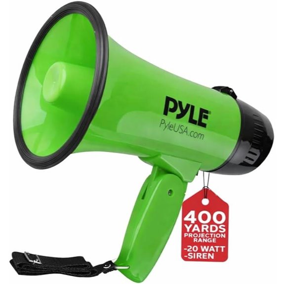 Pyle Portable Megaphone with Microphone and Handle