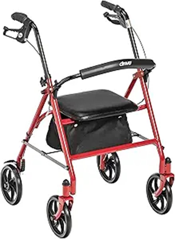 Drive Medical Rollator Walker with Seat