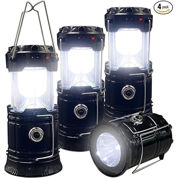 Collapsible LED Camping Lanterns (4-Pack)