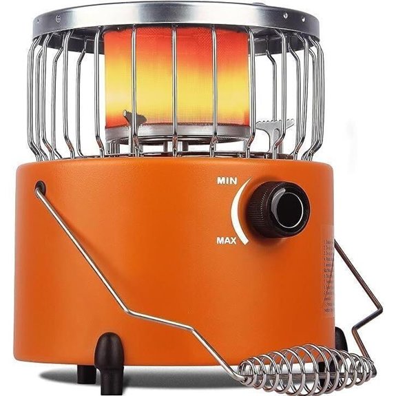 2-in-1 Portable Propane Heater & Stove