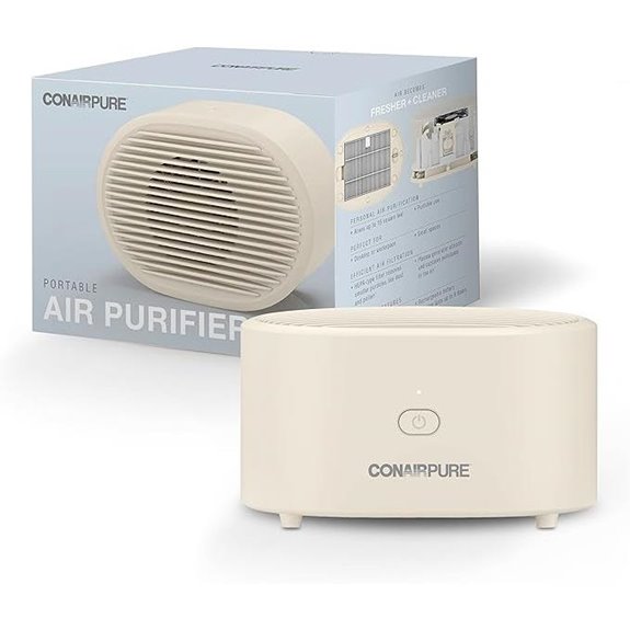Conair Portable Rechargeable Small HEPA Air Purifier