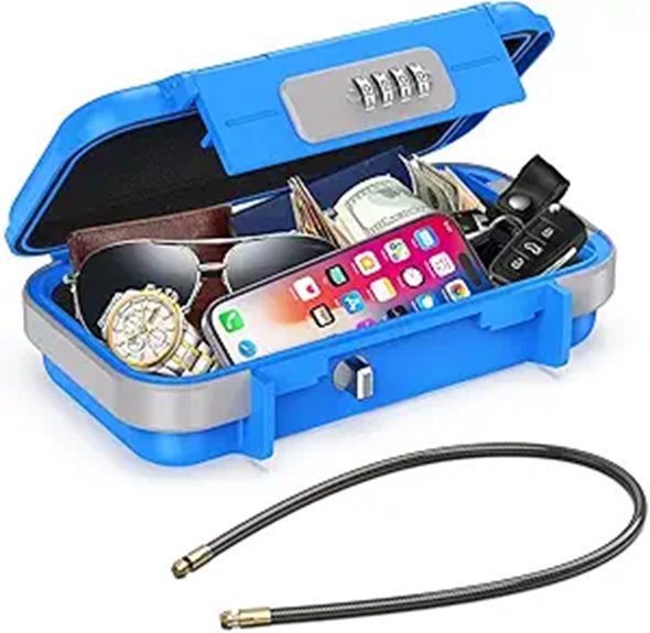AMIR Portable Safe Box with Combination Lock