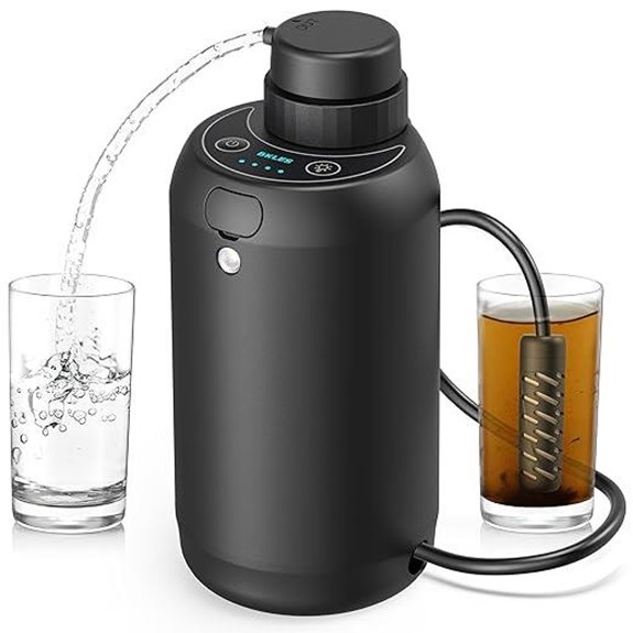 Portable Electric Water Filter for Camping and Travel