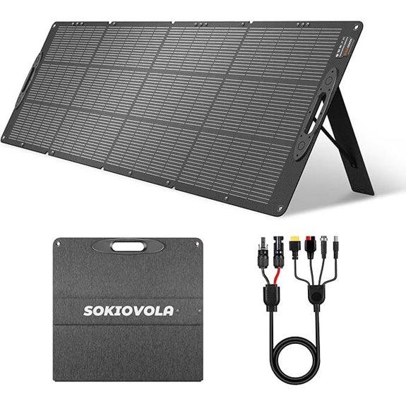200W Foldable Waterproof Solar Panel Kit