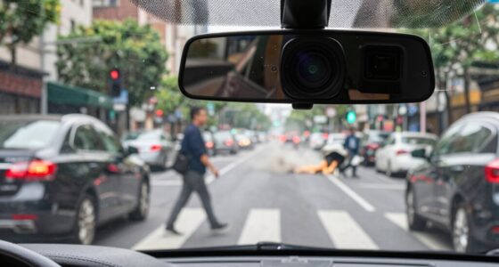 post accident dash cam footage