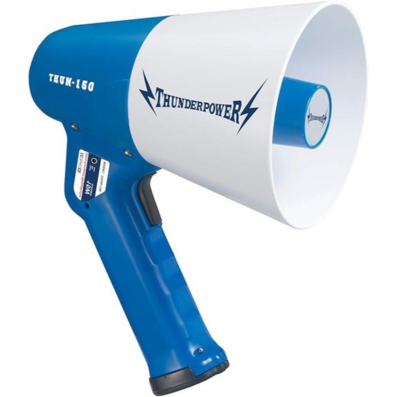 ThunderPower 15W Extra-Loud Megaphone with Siren