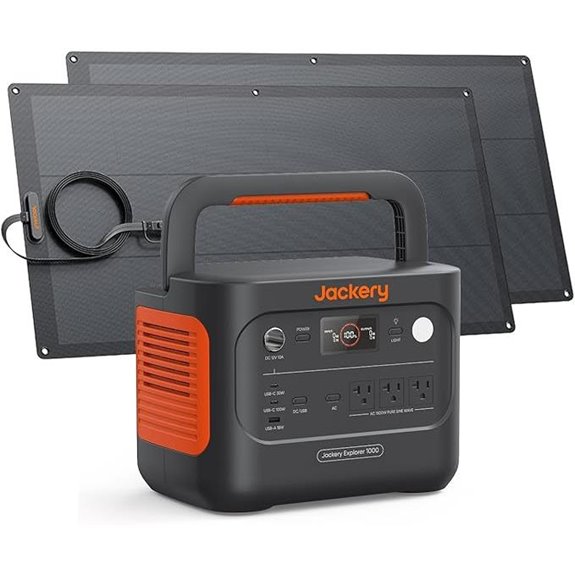 Jackery 1000W Solar Generator with 2 Panels