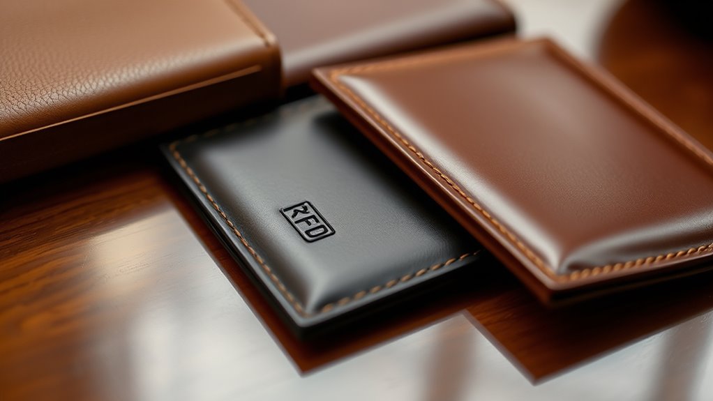 premium leather rfid security