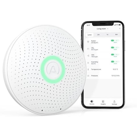 Airthings Wave Plus Radon & Air Quality Monitor
