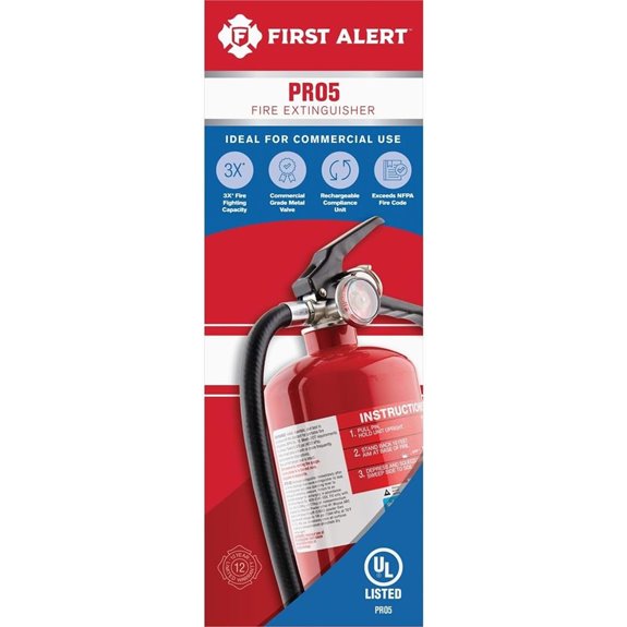 First Alert PRO5 Rechargeable Fire Extinguisher
