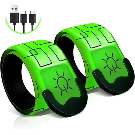 LED Armband Rechargeable Running Safety Lights (2 Pack)