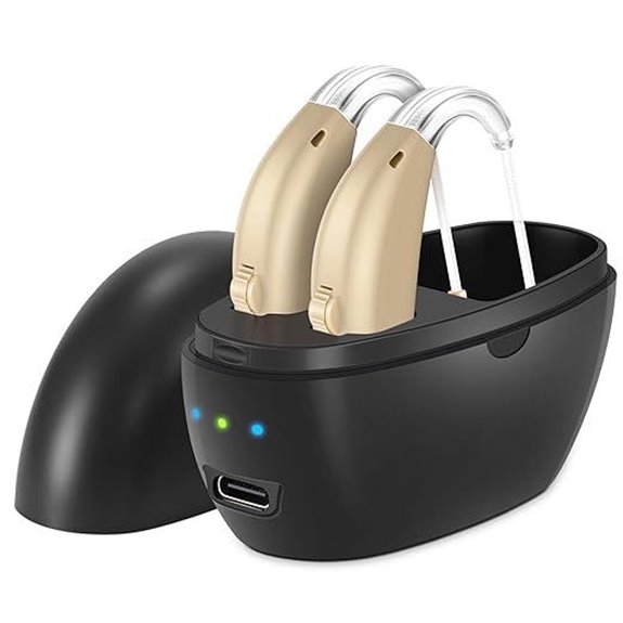 Rechargeable Hearing Aids for Seniors with Noise Cancelling