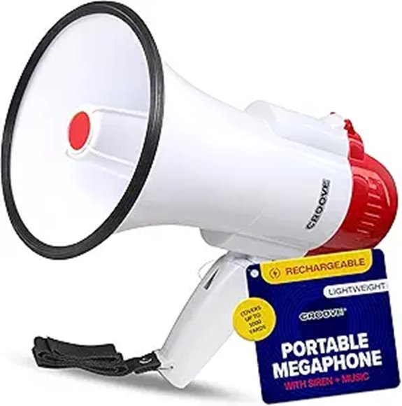 Rechargeable Megaphone with Siren and Music